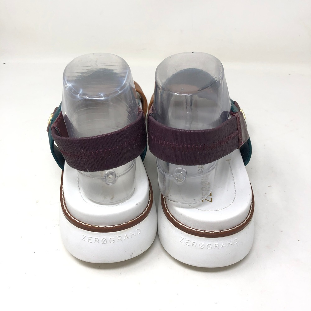 Cole Haan Womens 9 Zerogrand Sandals Global Band Multicolor Leather Strappy Flat - Picture 4 of 9